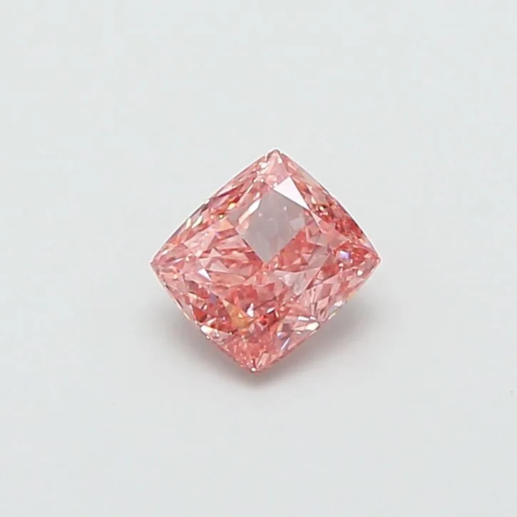 1.02ct CUSHION Fancy Vivid Pink SI1 Coloured Lab diamond