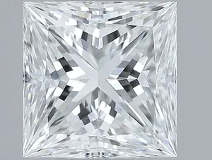 0.9ct PRINCESS F VS1 Natural diamond