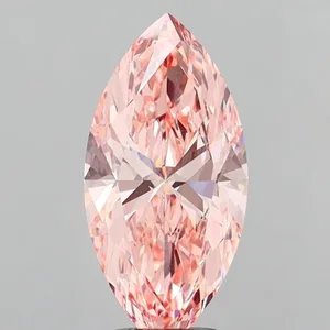 3ct MARQUISE Fancy Intense Pink VS1 Coloured Lab diamond