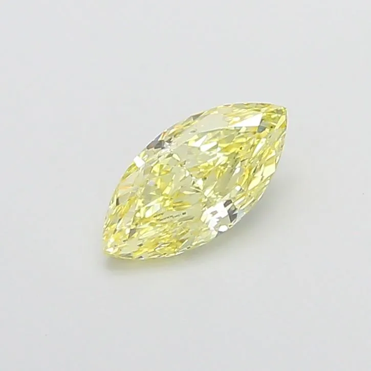 1.01ct MARQUISE Fancy Yellow VS1 Coloured Lab diamond