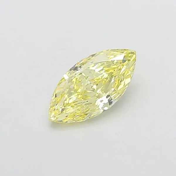 1.01ct MARQUISE Fancy Yellow VS1 Coloured Lab diamond