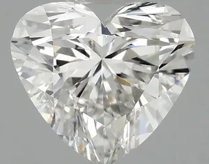 0.98ct HEART F VS1 Lab diamond