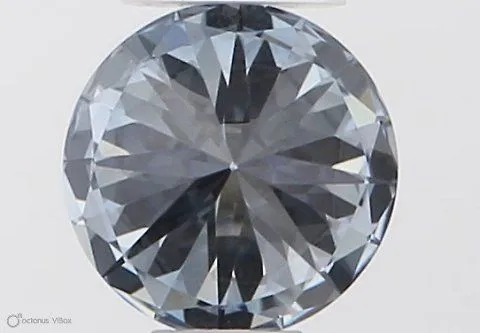 0.33ct ROUND Fancy Blue VVS1 Coloured Lab diamond