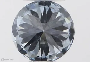 0.33ct ROUND Fancy Blue VVS1 Coloured Lab diamond