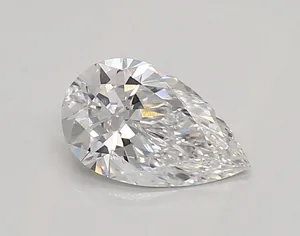0.68ct PEAR D VVS2 Lab diamond