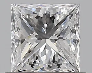 0.51ct PRINCESS D VVS2 Natural diamond