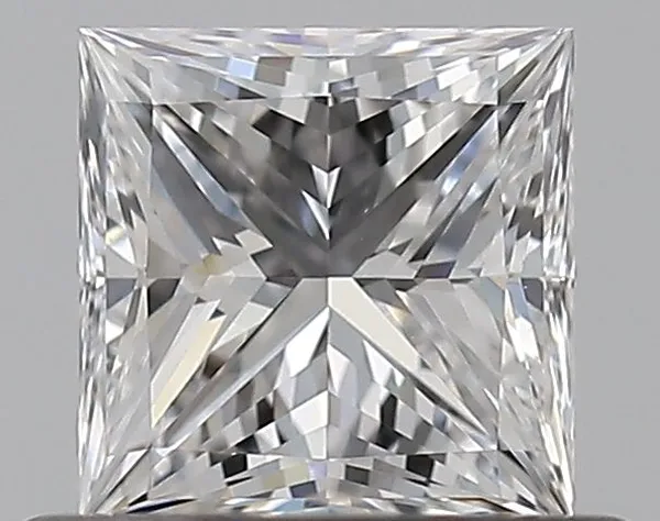 0.51ct PRINCESS D VVS2 Natural diamond
