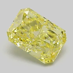 1.05ct RADIANT Fancy Intense Yellow VS1 Coloured Lab diamond