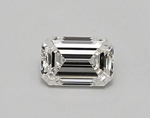 0.31ct EMERALD E VVS2 Lab diamond