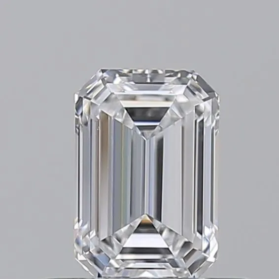 0.5ct EMERALD D VVS2 Natural diamond