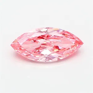 1.03ct MARQUISE Fancy Vivid Pink VS1 Coloured Lab diamond