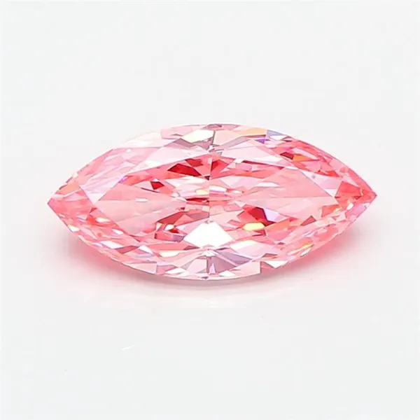 1.03ct MARQUISE Fancy Vivid Pink VS1 Coloured Lab diamond