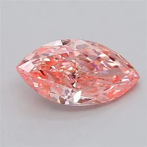 0.31ct MARQUISE Fancy Vivid Pink VS1 Coloured Lab diamond
