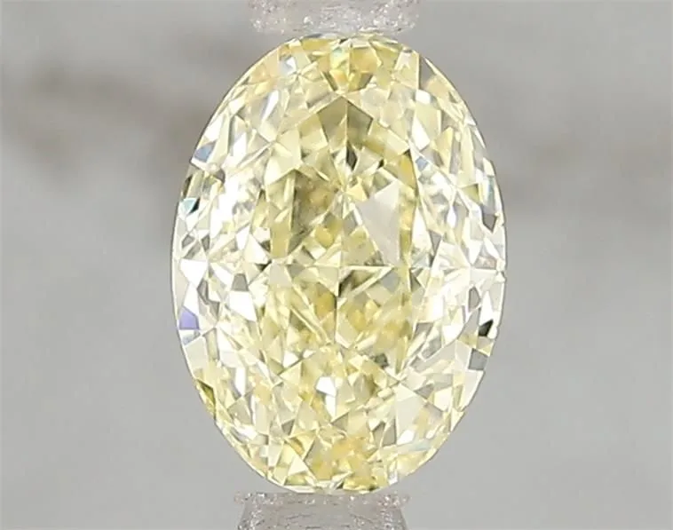 1.05ct OVAL Fancy Intense Yellow VS1 Coloured Lab diamond