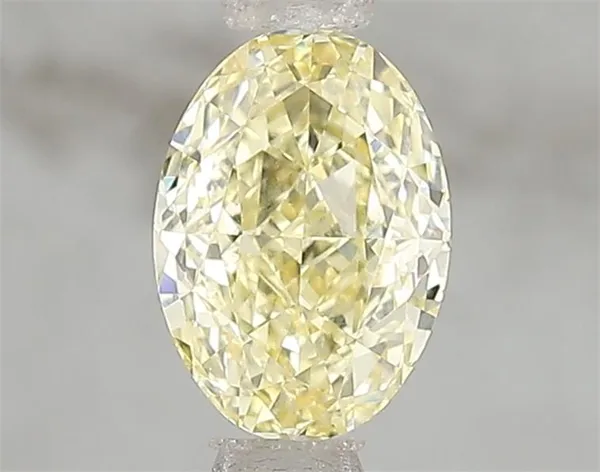 1.05ct OVAL Fancy Intense Yellow VS1 Coloured Lab diamond