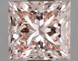 2.01ct PRINCESS Fancy Intense Pink VS1 Coloured Lab diamond