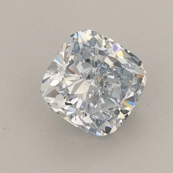 0.8ct CUSHION Fancy Light Blue VS1 Coloured Lab diamond