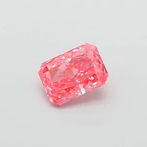 1.18ct RADIANT Fancy Vivid Pink VS1 Coloured Lab diamond