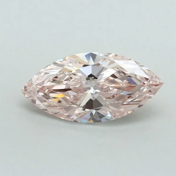1ct MARQUISE Fancy Intense Pink VS1 Coloured Lab diamond