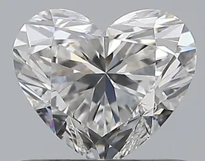 0.57ct HEART G VVS1 Natural diamond