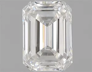 0.33ct EMERALD E VS2 Natural diamond