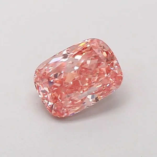 1.04ct CUSHION Fancy Vivid Pink VS1 Coloured Lab diamond