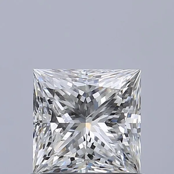 0.7ct PRINCESS E VVS2 Natural diamond