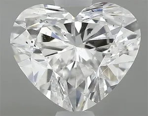 0.9ct HEART F SI2 Natural diamond
