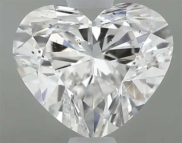 0.9ct HEART F SI2 Natural diamond