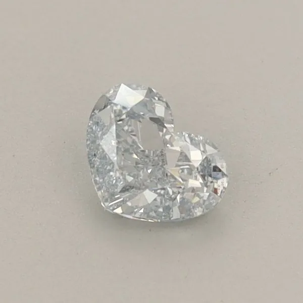 0.35ct HEART Fancy Blue VS2 Coloured Lab diamond