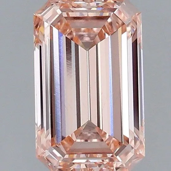 1.51ct EMERALD Fancy Intense Pink VS1 Coloured Lab diamond