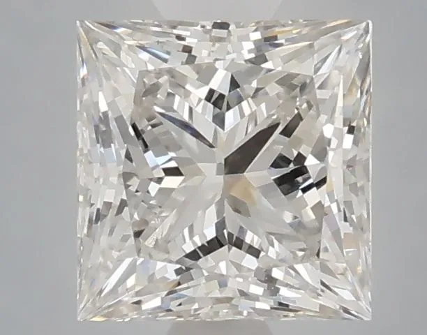 1.60ct PRINCESS Fancy Vivid Blue VS1 Coloured Lab diamond