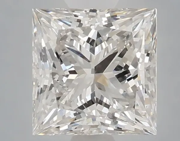 1.6ct PRINCESS Fancy Vivid Blue VS1 Coloured Lab diamond