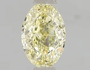 1ct OVAL Fancy Intense Yellow VS2 Coloured Lab diamond
