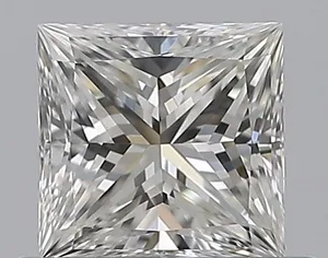 0.61ct PRINCESS H VVS1 Natural diamond