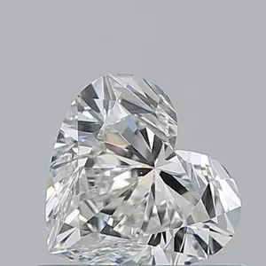 0.6ct HEART H VVS1 Natural diamond