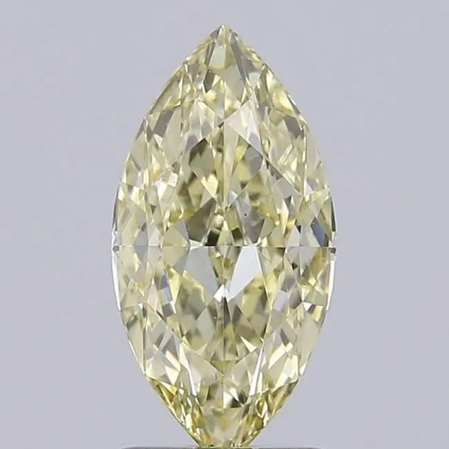 1.57ct MARQUISE Fancy Yellow VS1 Coloured Lab diamond