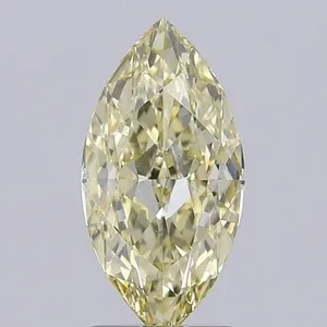 1.57ct MARQUISE Fancy Yellow VS1 Coloured Lab diamond