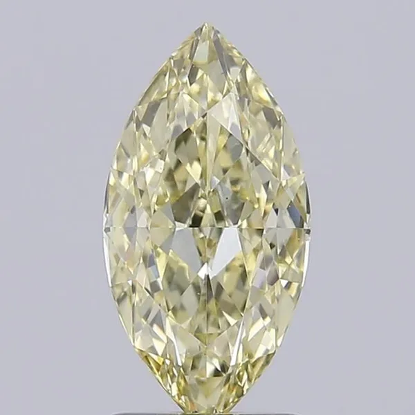 1.57ct MARQUISE Fancy Yellow VS1 Coloured Lab diamond