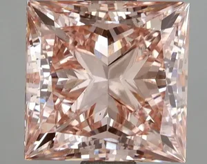 3.04ct PRINCESS Fancy Intense Pink VS2 Coloured Lab diamond