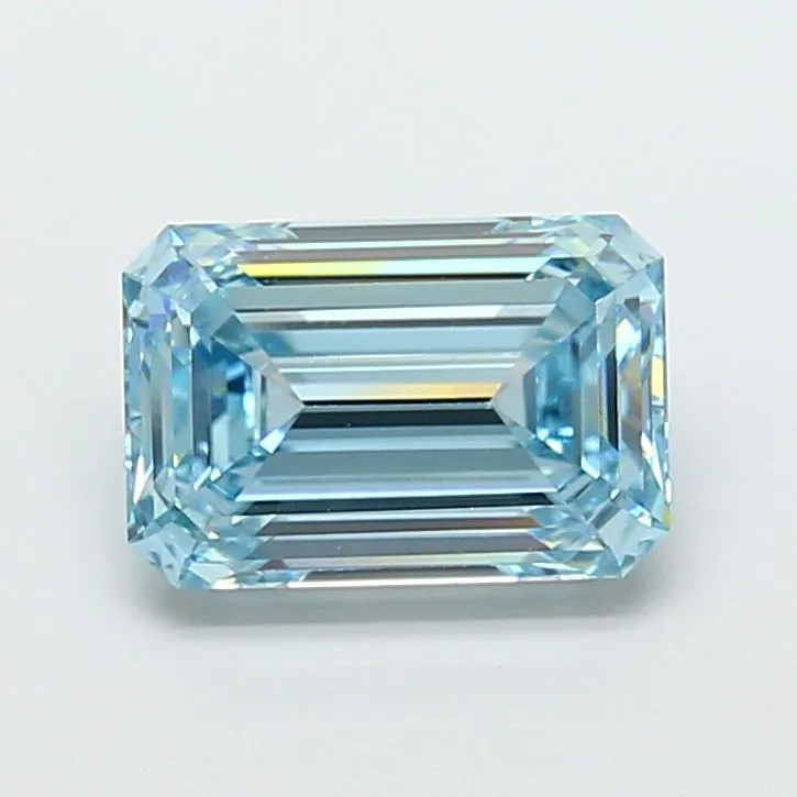 1.04ct RADIANT Fancy Vivid Pink VVS2 Coloured Lab diamond