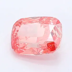 1.03ct CUSHION Fancy Vivid Pink VVS2 Coloured Lab diamond