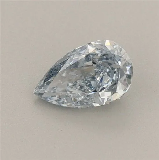 0.47ct PEAR Fancy Blue VS1 Coloured Lab diamond