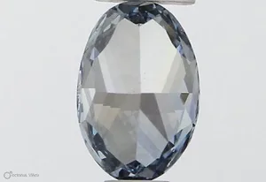0.31ct OVAL Fancy Vivid Blue VS1 Coloured Lab diamond
