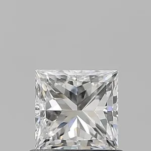 0.8ct PRINCESS F VVS2 Natural diamond