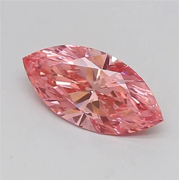 1.17ct MARQUISE Fancy Vivid Pink VS2 Coloured Lab diamond