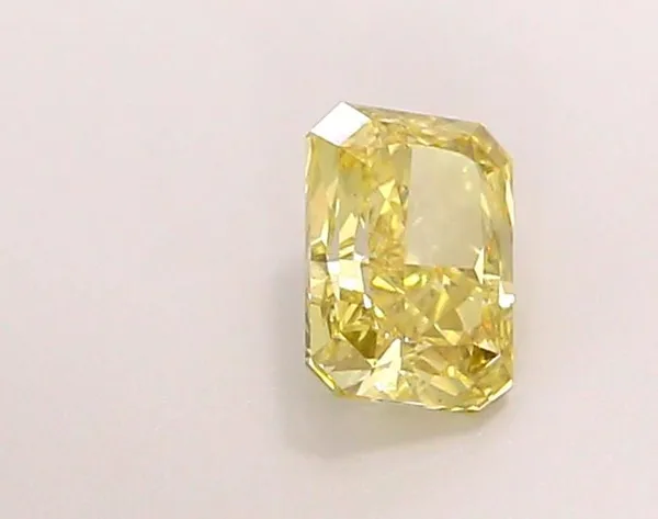 1.06ct RADIANT Fancy Intense Yellow VS2 Coloured Lab diamond