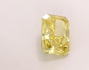 1.06ct RADIANT Fancy Intense Yellow VS2 Coloured Lab diamond