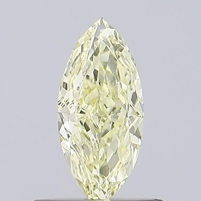 0.45ct MARQUISE Fancy Light Yellow VS1 Coloured Lab diamond