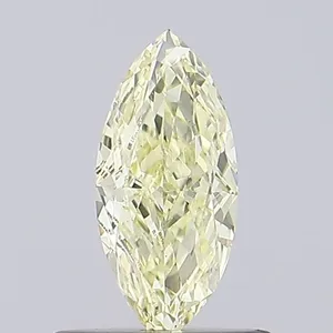 0.45ct MARQUISE Fancy Light Yellow VS1 Coloured Lab diamond